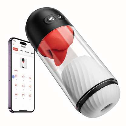 ウェット緋舌 極上フェラ 回転ペロ 亀頭責め 水浴マッサージ 取外し使い可 IPX7防水 電動オナホール
