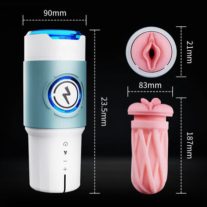 Leten ヒートピストンPro 超高速 赤外線42℃加温 無次元構造 リアル快感 電動オナホ